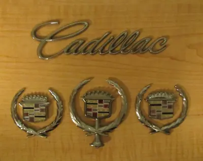 Vintage Cadillac Ornaments For Hood Trunk Roof Grille Emblems Lot Of 6 • $71.99