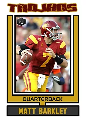 Aceo Matt Barkley Usc Trojans Custom Hand Made Art Card • $7.95