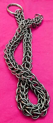 Vintage Hand Crafted Stainless Steel  Chainmaille Wallet Chain 18   • $30