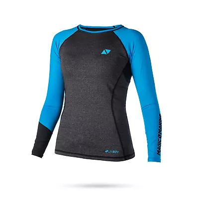 Magic Marine Womens Energy Long Sleeve Rashvest 2023 - Blue • $46.37