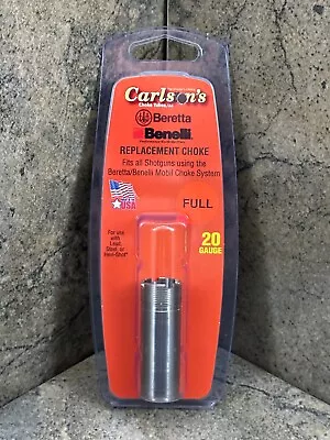 Carlson's Flush Mount Choke Tube For Beretta Benelli Mobil 20 Ga Full 10616 • $25.99