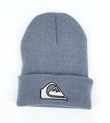 Quicksilver - Gray W/Embroidered Logo - Youths/Teen Beanie Hat Surf/Skate/Punk • $9.74