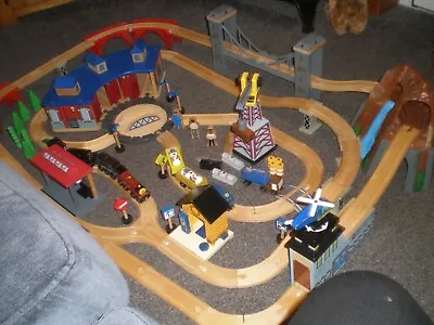 Universe Of Imagination Wooden Train Set. Complete Layout. • £45