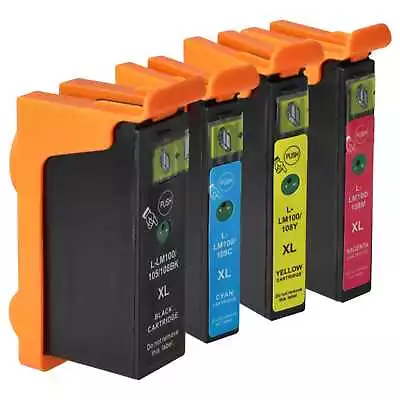 4 Multicolour Ink Cartridges For Lexmark Impact S308 S405 S302 S305 S505 S605 • £17.09