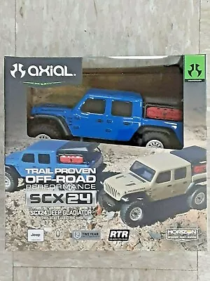 Axial SCX24 Jeep JT Gladiator 1/24 4WD RTR Scale Mini Crawler Blue AXI00005T2  • $129.99