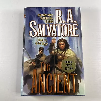 The Ancient By R. A. Salvatore (2008 Hardcover) TOR Signed First Edition  • $14.98