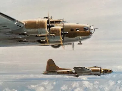 John Young B-17 Lt Gen IRA EAKER 8TH AF CO Masters Of The Air Aviation Art Print • $395