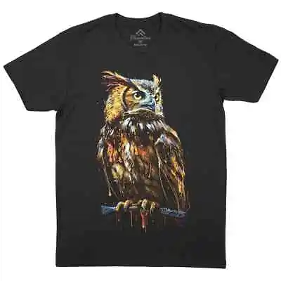 Owl T-Shirt Animals Wisdom Bird Animal Nature Wildlife Nocturnal Eyes Silen E294 • £13.99