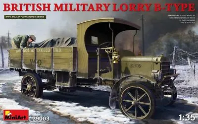 MiniArt 39003 British Military Lorry B-Type 1/35 • $45.99