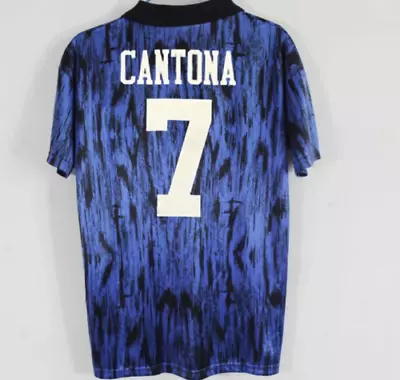 VINTAGE MANCHESTER UNITED 1992/94 CLASSIC FOOTBALL SHIRT /CANTONA #7/ Top Shirt • £28.43