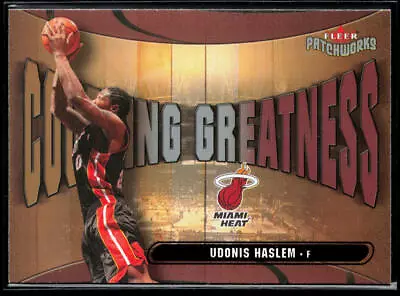 Udonis Haslem 2003-04 Fleer Patchworks Courting Greatness #6 CG NMT • $2.99