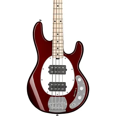 Sterling By Music Man StingRay Ray4HH Maple Fingerboard Bass Candy Apple Red • $429.99