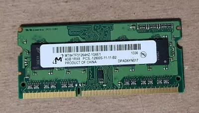 Dell Micron 4gb So-dimm Pc3l 12800 Ddr3 - Notebook / Laptop / Aio : Memory - Ram • $7.83