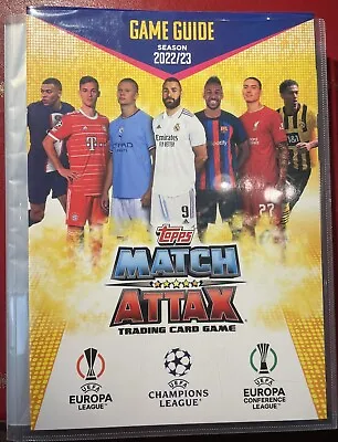 NO Dup’s BINDER 373 Cards Match Attax 2022/2023 Champions League 22/23 Folder • £29.99