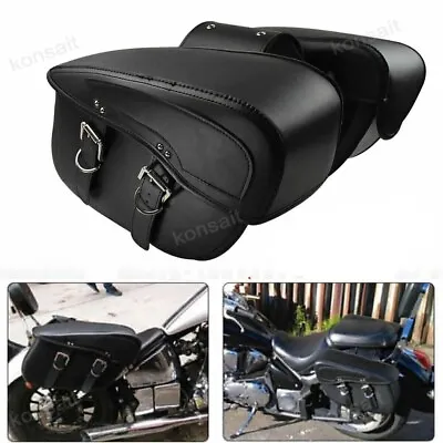 Pair Motorcycle Saddle Side Bags For Suzuki Boulevard M109R C90T M50 M90 S40 S83 • $120.71
