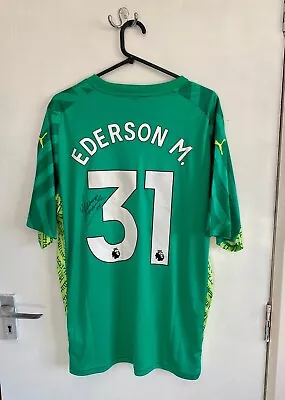 Manchester City Signed Football Shirt - Ederson • £119.99