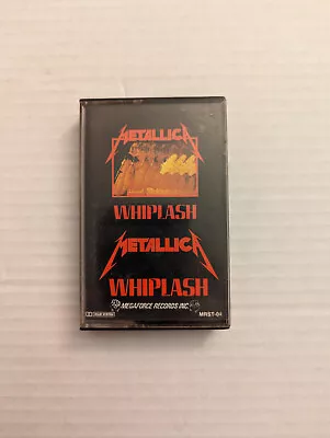 Metallica Whiplash Vintage Cassette 1985 Megaforce Records Heavy Metal MRST-04 • $25