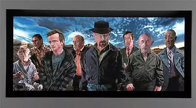 Breaking Bad Cast  Heisenberg  Walter White Justin Reed 12 X 26 Inch Poster ! • $29.99