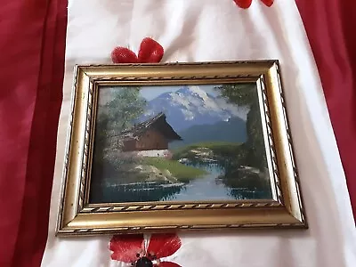 Vintage Framed Oil Painting • £5.99