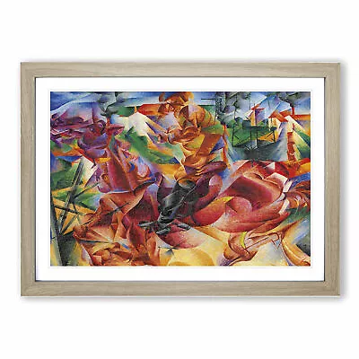 Elasticity By Umberto Boccioni Wall Art Print Framed Canvas Picture Poster Decor • £34.95