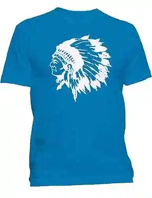New Men's Black Hawk Indian Chief T-Shirt Native American Athletic Sports Tee • $17.99