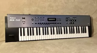 ROLAND RS-50 61-Key Digital Synthesizer W/AC Power Supply. CLEAN Vintage Synth • $298.99