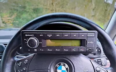 Continental Classic Car Stereo BMW E34 Bluetooth USB Tuner Radio TR7412UB-OR • £89