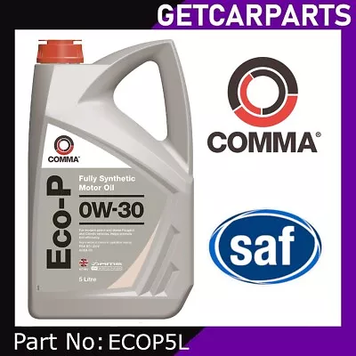 £51.79 • Buy Comma Eco-P Motor/engine Oil 0W-30 Fully Synthetic FS - 5L - ECOP5L
