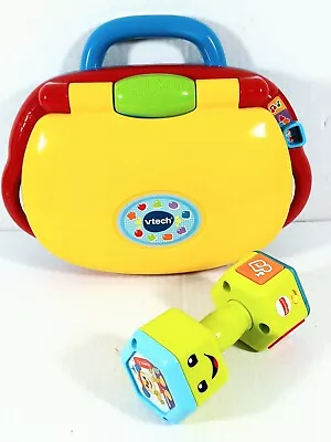 VTech Brilliant Baby Laptop Learning Toy For Baby & Fisher Price Laugh & Learn  • $14.99