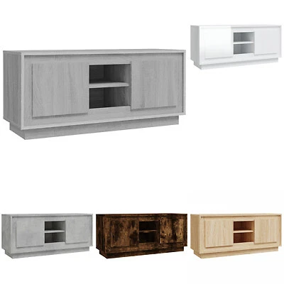 $111.99 • Buy TV Cabinet High Gloss White 102x35x45 Cm Engineered Wood VidaXL