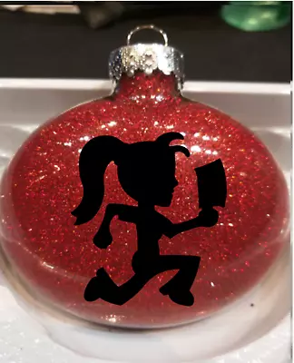 $16.99 • Buy ICP Insane Clown Posse Juggalette Hatchet Girl Red Glitter Christmas Ornament 