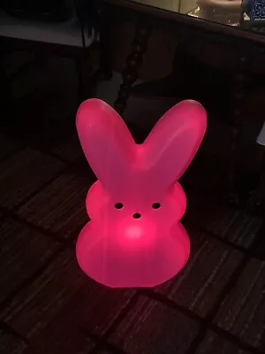 New 28”Pink Blow Mold Bunny Peep GFP General Foam Plastics HTF Rare Easter Light • $449.99