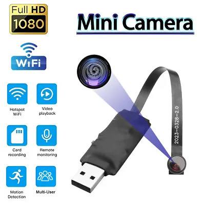 Wireless Wifi Mini Camera Pinhole DIY Module Video Recorder DVR Motion Detection • $23.25