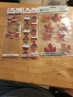 Martha Stewart Stickers Assorted -  3 Seasonal Lot • $5