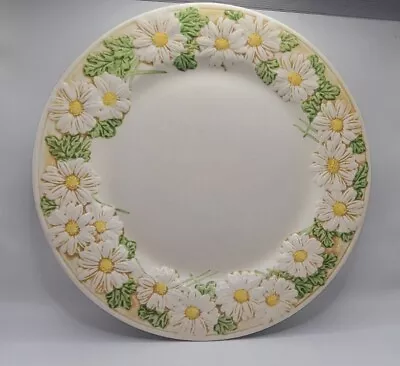 Vntg Metlox Poppytrail 10.5  Dinner Plate In Sculptured Daisy Embossed  • $12
