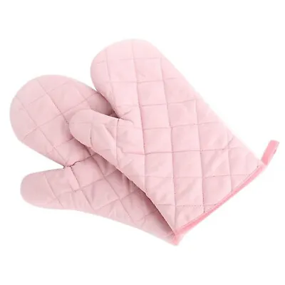 Kitchen Padded Oven Mitts Non-slip Baking Gloves BBQ Cook Microwave Heatproof • $12.99