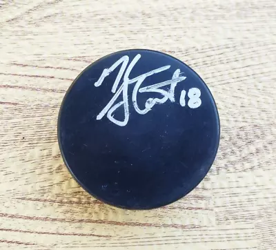 🔥 Quad City Mallards Glenn Stewart Martin Villeneuve Signed Autographed Puck • $25