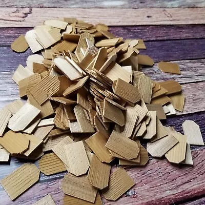 $17.56 • Buy Dollhouse Miniatures 1:12 Scale CEDAR Hexagon Shingles - Lot Of 250 Unused