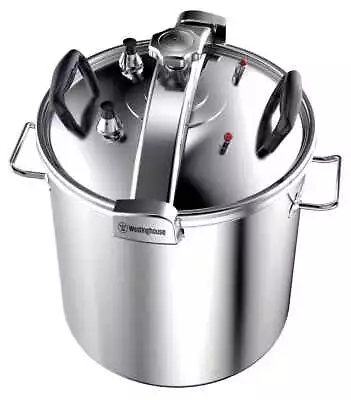 $300 • Buy NEW Westinghouse Stainless Steel 53.5 Quart Commercial Pressure Cooker 