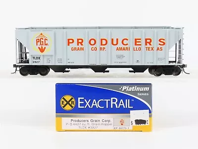 HO Scale ExactRail EP-80173-1 TDLX Producers Grain 3-Bay Covered Hopper #3927 • $49.95