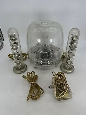 Vintage HARMON KARDON SOUND STICKS Speakers USB Model AP3211-UV (Read Desc) • $35.99