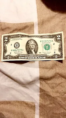 $2 Dollar Bill Value For Sale. • $2500
