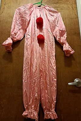 $40 • Buy VTG 70/80s Handmade  Children's Pink, Satin Clown Suit