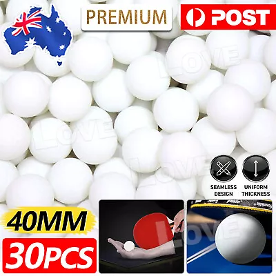 $13.85 • Buy 30pcs Table Tennis 3 Star 40+ ABS Plastic Table Tennis Training Balls AU
