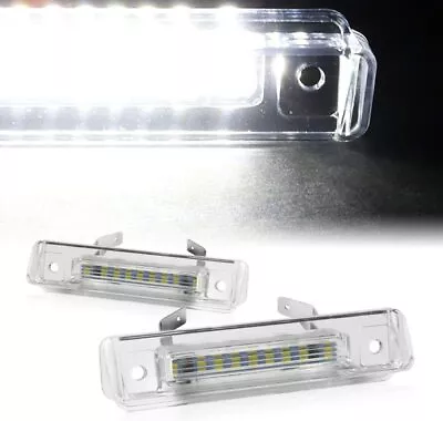 2x White LED License Plate Lights For Mercedes-Benz  SL/E-CLASS W124 S124 R129 • $16.99