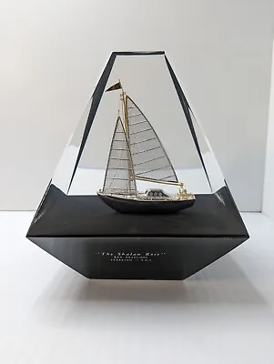 Very Rare Sterling Silver Sailboat Sculpture  The Shalan Rose  S.g.i. # 649/1000 • $1050