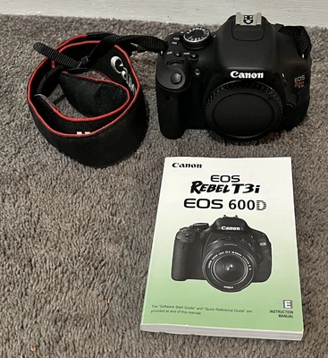 £148.23 • Buy Canon EOS Rebel T3i / EOS 600D 18.0MP DSLR - Black (Body Only) - 665 Clicks!