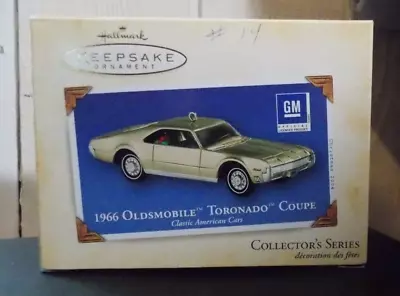 Vintage Hallmark 2004 Classic Am. Car 1966 Olds' Toronado Coupe 14th. NOS Boxed • $5.99