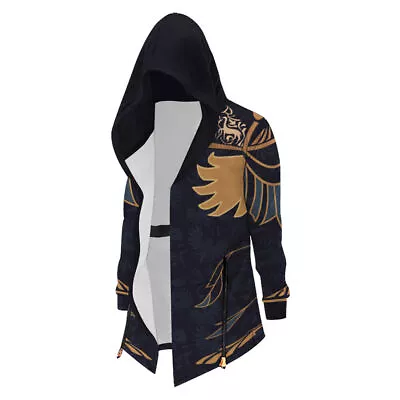 Hogwarts Legacy Ravenclaw Cosplay Drawstring Hoodie Long Jacket Coat • $52.89