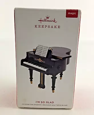 Hallmark Keepsake Christmas Tree Ornament I'm So Glad Piano Magic Sound 2018 • £53.47